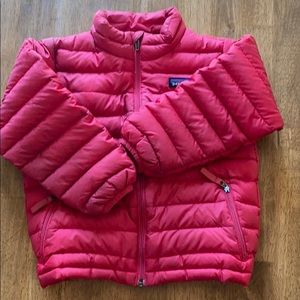 Patagonia down sweater. 4T. Pink